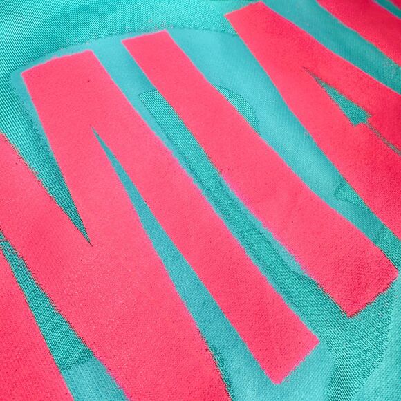 HUGO BOSS VCARB F1 Miami GP 2024 Hoodie L Teal Pink Limited Edition - Picture 8 of 12